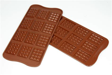 Moule Mini Tablette De Chocolat En Silicone Silikomart Moule Mini