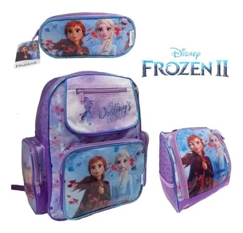 Kit Mochila Escolar Infantil Frozen 2 Costas Chenson MercadoLibre