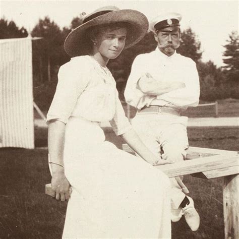 Olga Nikolaevna And Tsar Nicholas Ii 1912 Russian Grandduchess Olga Romanov With Her