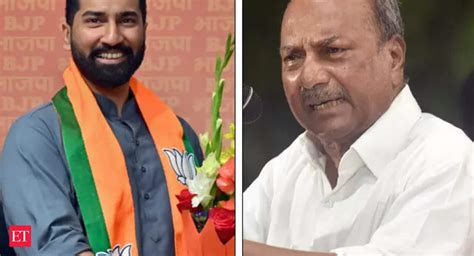 Ak Antony On His Son Joining Bjp Anils Decision Is Wrong It Has