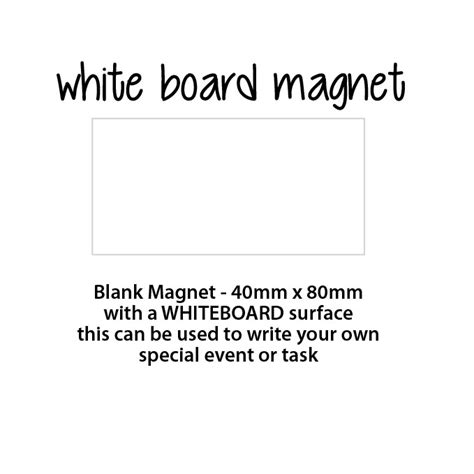 whiteboard magnet | Mission Magnets - visual routine system