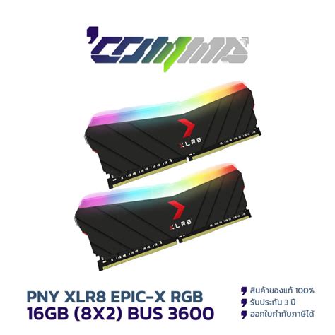 Ram Pny Xlr Gaming Epic X Rgb Black Ddr Gb Gbx Comma