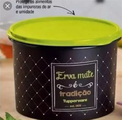 Pote Caixa Erva Mate Bistr Litros Tupperware Frete Gr Tis