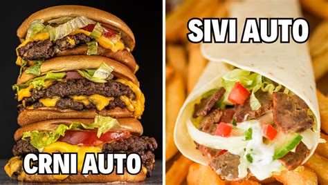 KVIZ Ocijeni fast food i pogađamo koja ti je boja auta Joomboos