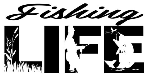 Free Fishing Life Svg