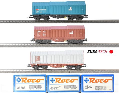 3x Roco Teleskophaubenwagen SBB FS H0 GS Mit OVP Kaufen Auf Ricardo