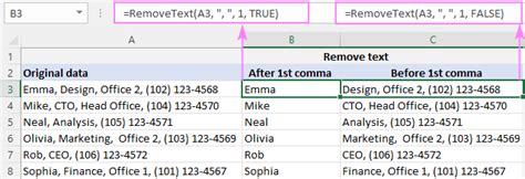 Remove Text Before After Or Between Two Characters In Excel