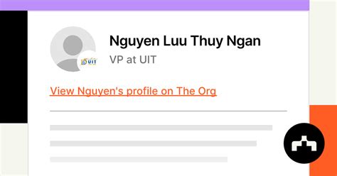 Nguyen Luu Thuy Ngan - VP at UIT | The Org