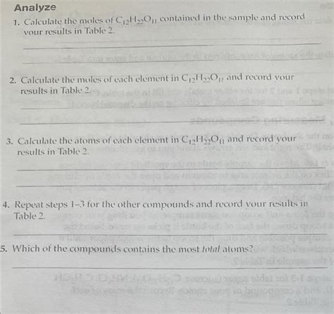 Solved Lab 3: Counting by Measuring Mass Purpose Determine | Chegg.com