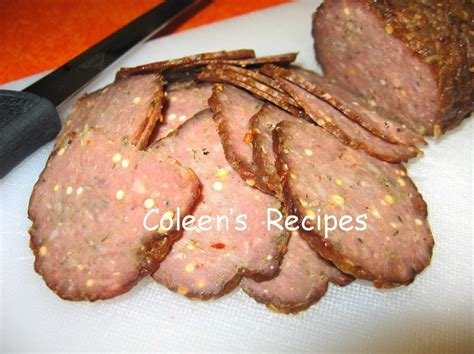 Coleen's Recipes: EASY HOME MADE PEPPERONI