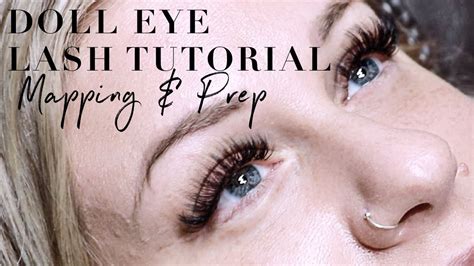 Lash Tutorial For Doll Eyes Mapping And Prep Youtube