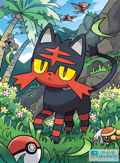 Litten By General Mudkip On Deviantart