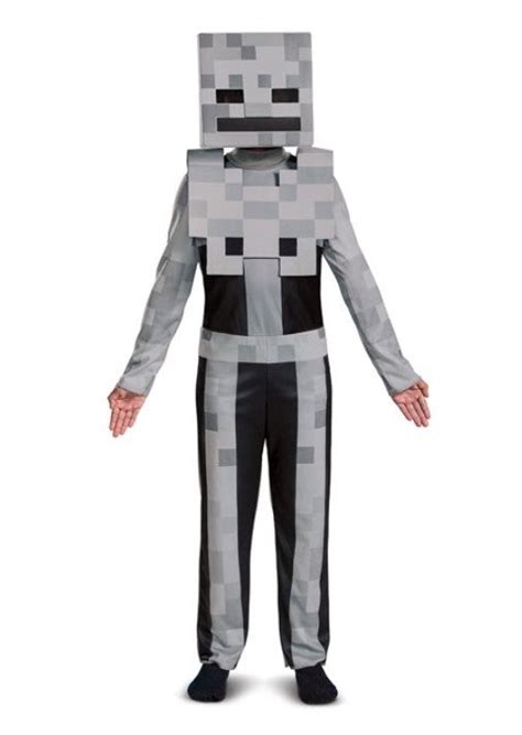 Halloween Minecraft Skeleton Boys Costume – YZ Premiums