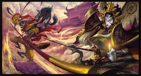 Sun Wukong Vs Erlang Sun Wukong Monkey King Journey To The West