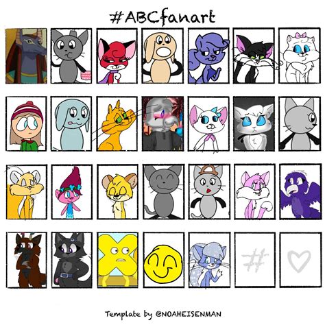 My Abc Fanart Challenge By Kaelahq07 On Deviantart