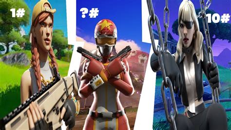 10 Best Fortnite Skins Of All Time Youtube