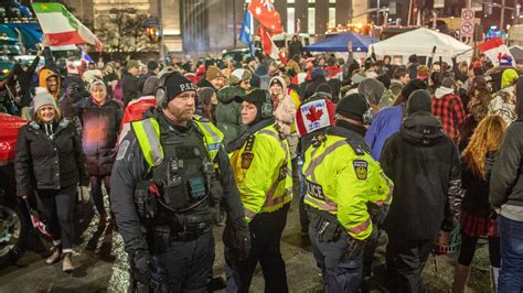 In Ottawa Trucker Protests A Pressing Question Where Were The Police