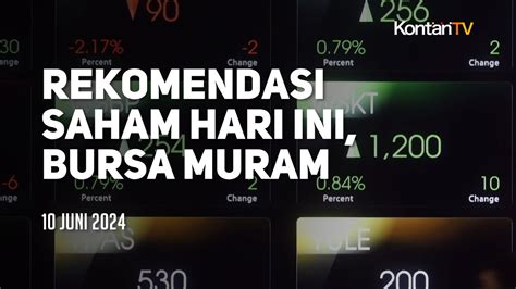 Awal Pekan Kondisi Bursa Masih Muram Berikut Rekomendasi Saham Hari