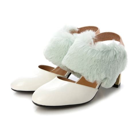 United Nude Zink Emma Mid White Mint Fur