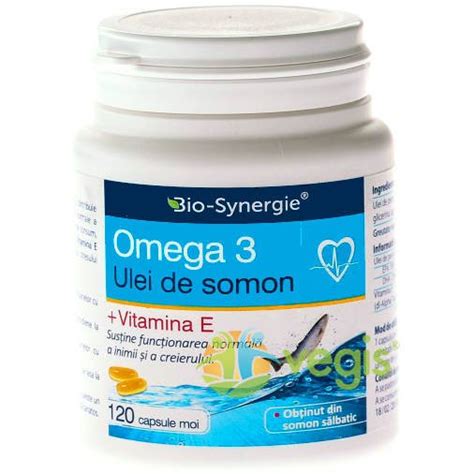 Omega Ulei Somon Vitamina E Cps Bio Synergie Naturisti Ro