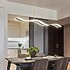 Buy Oukaning Modern Wave Led Pendant Light Dimmable Fixture Modern Led