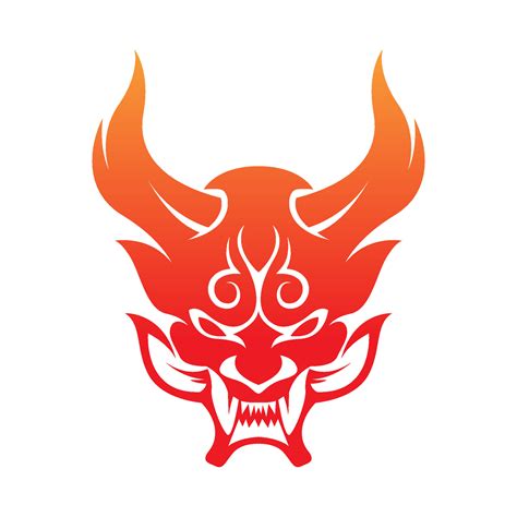 Demon logo icon design 25265415 Vector Art at Vecteezy