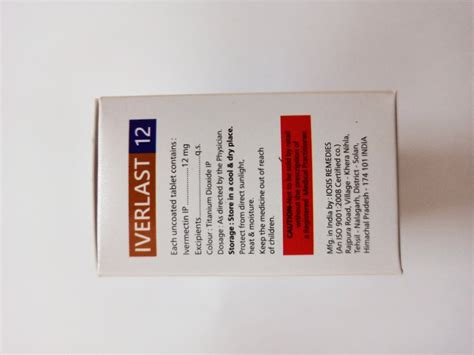 IVERMECTIN 12 MG IVERLAST At Rs 349 Stripe Ivermectin In Nagpur