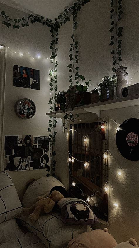 dorm room decor aesthetic room aesthetic in 2023 | Cozy room decor, Grunge bedroom, Dream room ...