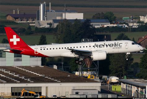 HB AZG Helvetic Airways Embraer E190 E2 ERJ 190 300 STD Photo By