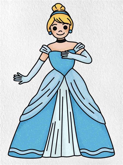 Draw Cinderella Helloartsy