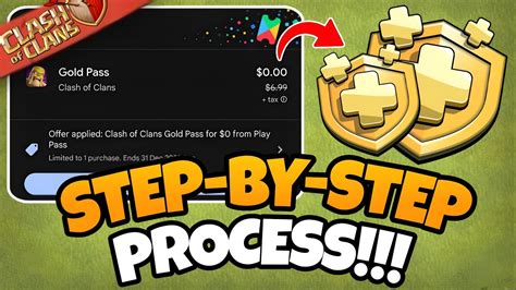 Claim Free Gold Pass Clash Of Clans Step By Step Process Youtube