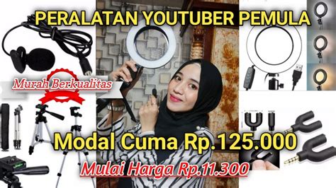 Peralatan Youtuber Pemula Modal HP Termurah Shopee Haul UNBOXING Dan