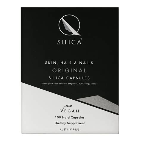 Buy Hair Skin And Nails Original Silica Capsules By Qsilica I Healthpost Nz