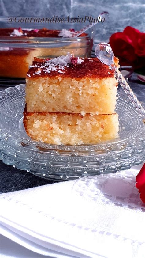 Basboussa à La Noix De Coco Et Vanille Gourmandise Assia