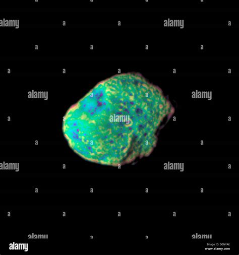 Saturn's Moon Hyperion Stock Photo - Alamy