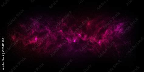 Purple nebula with shining stars. Infinite universe Stock Illustration ...