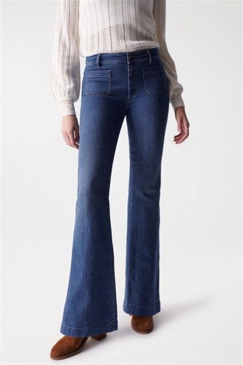 Jean Flare Flare Jeans Push Up Skinny Salsa Silhouette Destiny