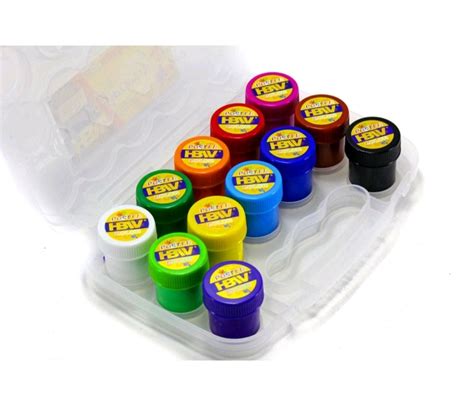 Hbw Poster Paint Set With Case 12 Colors Lazada PH