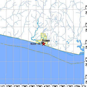 Nome, Alaska (AK) ~ population data, races, housing & economy