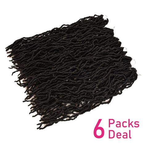 Buy Niseyo New Faux Locs Inch Crochet Hair Packs Strands Long