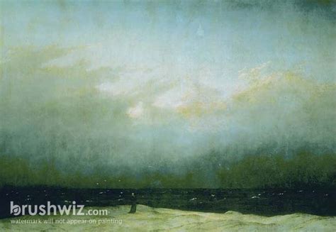 The Monk By The Sea by Caspar David Friedrich - Oil Painting Reproduction