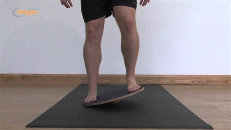 How To Use A Therapy In Motion Wooden Balance Wobble Board Youtube