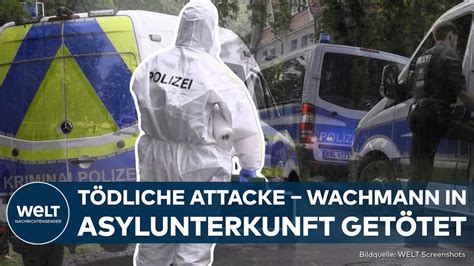 POTSDAM Wachmann in Asylbewerberunterkunft getötet Polizei fahndet