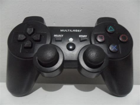 Controle Joypad Dual Shock 3 Em 1 Sem Fio Multilaser Js072 Estado De