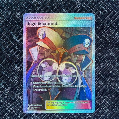 Ingo And Emmet Full Art Trainer Sun And Moon Team Up Pokémon Singles Vmax