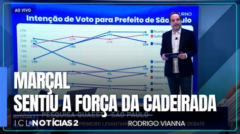 Pesquisa Quaest mostra queda de Marçal depois da cadeirada de Datena no