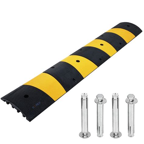 Buy CXRCY Heavy Duty Speed Bumps 6FT 1 Pack 2 Channel Modular Traffic