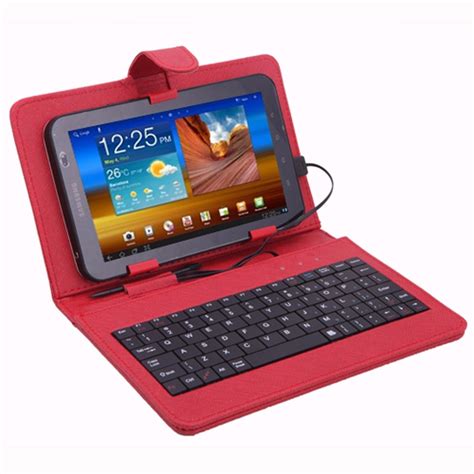 Funda Estuche Para Tablet De Hasta 7 Con Teclado Bde 28400 En