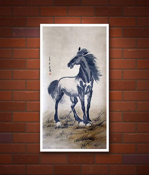 Chinese Art Horse Fine Art Print Animal Ink Paintings - Etsy