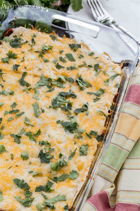 Cheesy Burrito Casserole My Kitchen Craze